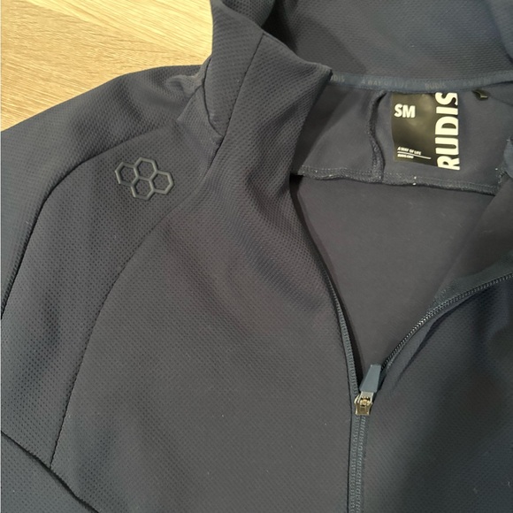 Men's RUDIS Blue performance Jacket - Picture 3 of 7